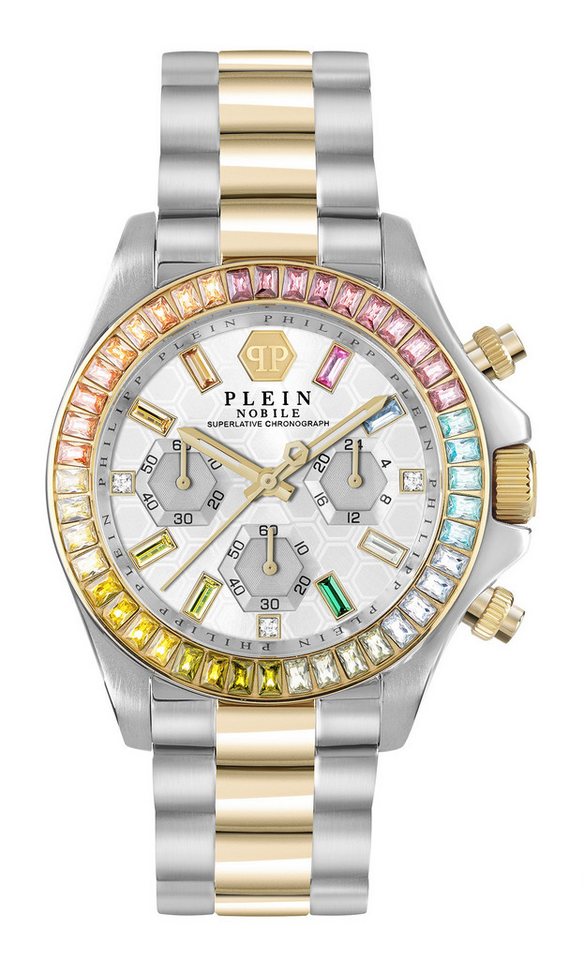 PHILIPP PLEIN Quarzuhr NOBILE LADY, (1-tlg), Quarz-Chronographenuhr von PHILIPP PLEIN