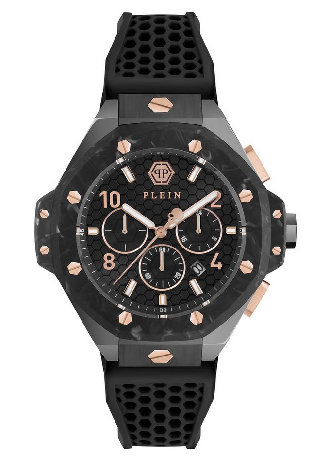 PHILIPP PLEIN Quarzuhr PLEIN CHRONO ROYAL 46 MM, (1-tlg), Quarz-Chronographenuhr von PHILIPP PLEIN