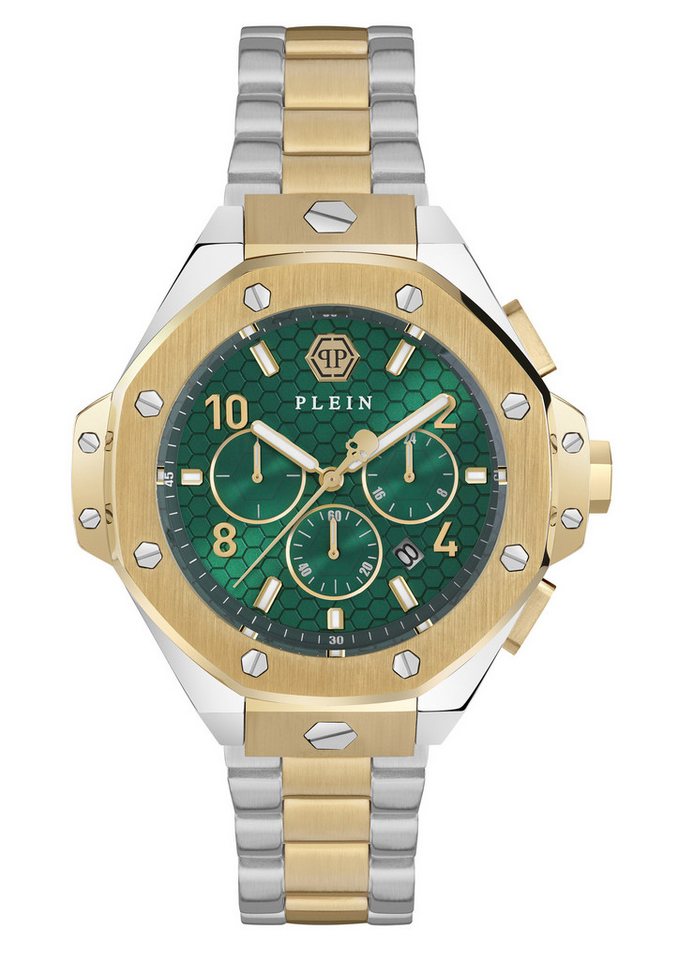 PHILIPP PLEIN Quarzuhr PLEIN CHRONO ROYAL 46 MM, (1-tlg), Quarz-Chronographenuhr von PHILIPP PLEIN