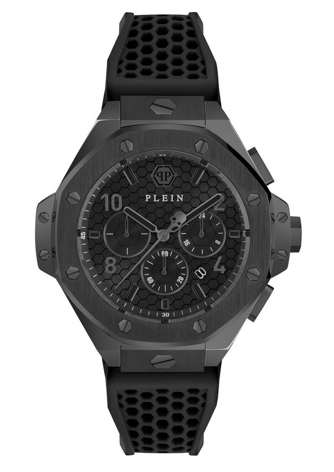 PHILIPP PLEIN Quarzuhr PLEIN CHRONO ROYAL 46 MM, (1-tlg), Quarz-Chronographenuhr von PHILIPP PLEIN