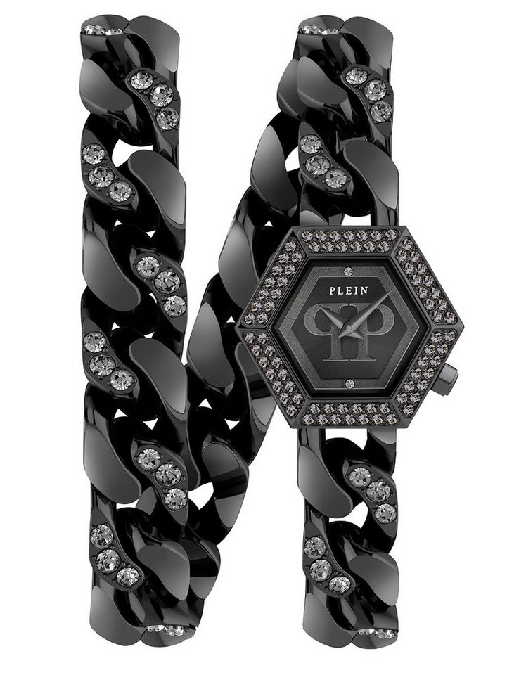 PHILIPP PLEIN Quarzuhr Philipp Plein PWWBA0623 Damenuhr The Hexagon Groumette 28mm 5ATM von PHILIPP PLEIN