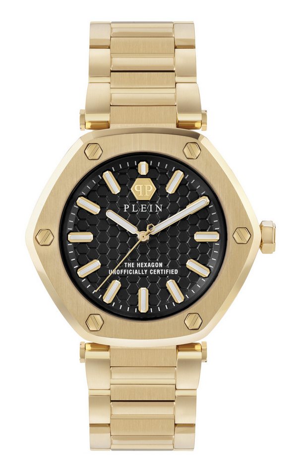 PHILIPP PLEIN Quarzuhr THE HEXAGON, (1-tlg), Quarz-Analoguhr von PHILIPP PLEIN