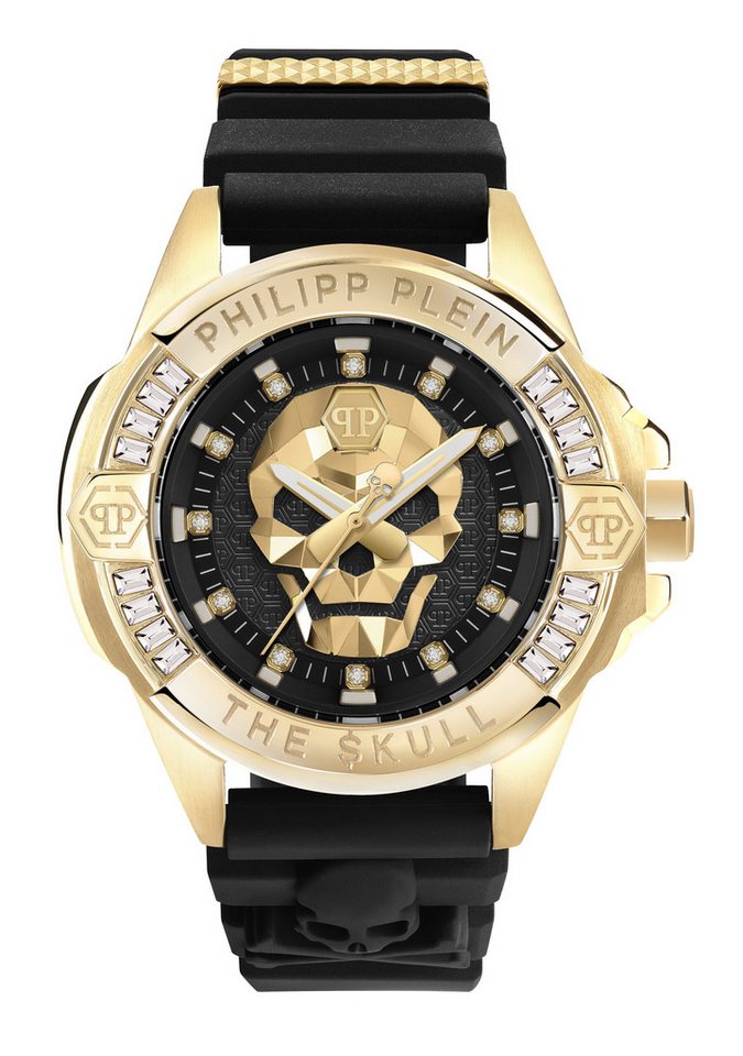 PHILIPP PLEIN Quarzuhr THE $KULL 41 MM, (1-tlg), Quarz-Analoguhr von PHILIPP PLEIN
