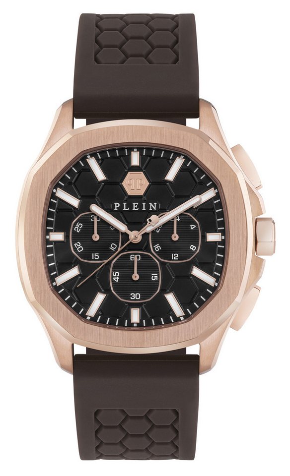 PHILIPP PLEIN Quarzuhr THE $KULL 41MM, (1-tlg), Quarz-Analoguhr von PHILIPP PLEIN