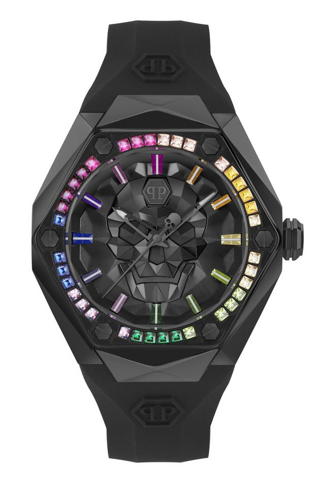 PHILIPP PLEIN Quarzuhr THE $KULL SPIKES, (1-tlg), Quartz Analog von PHILIPP PLEIN