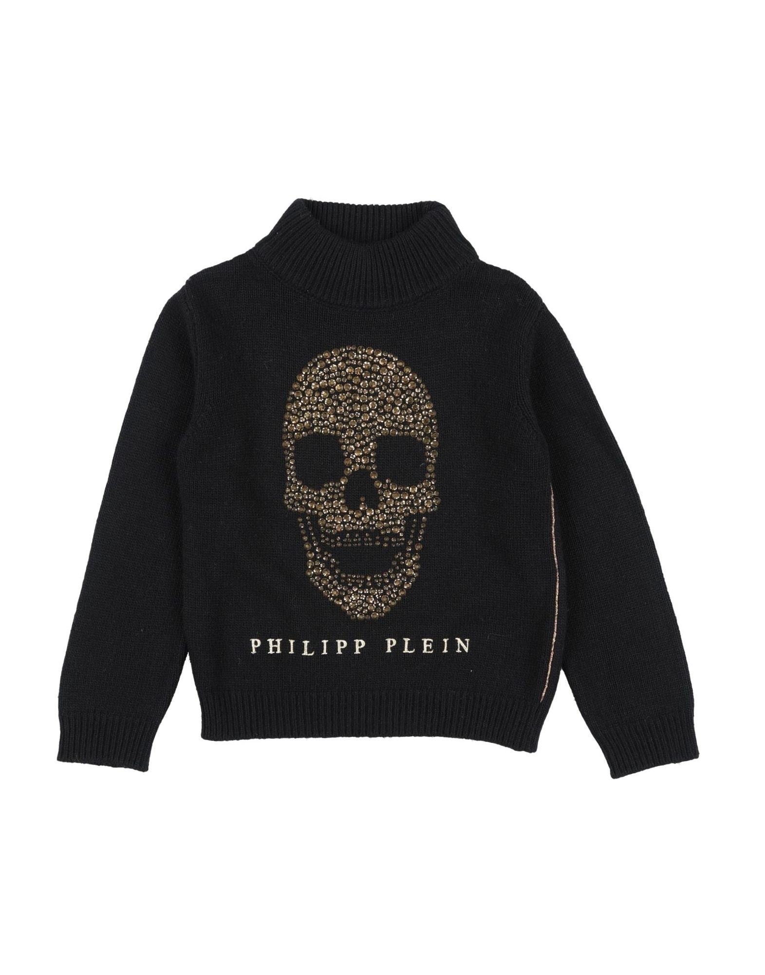 PHILIPP PLEIN Rollkragenpullover Kinder Schwarz von PHILIPP PLEIN