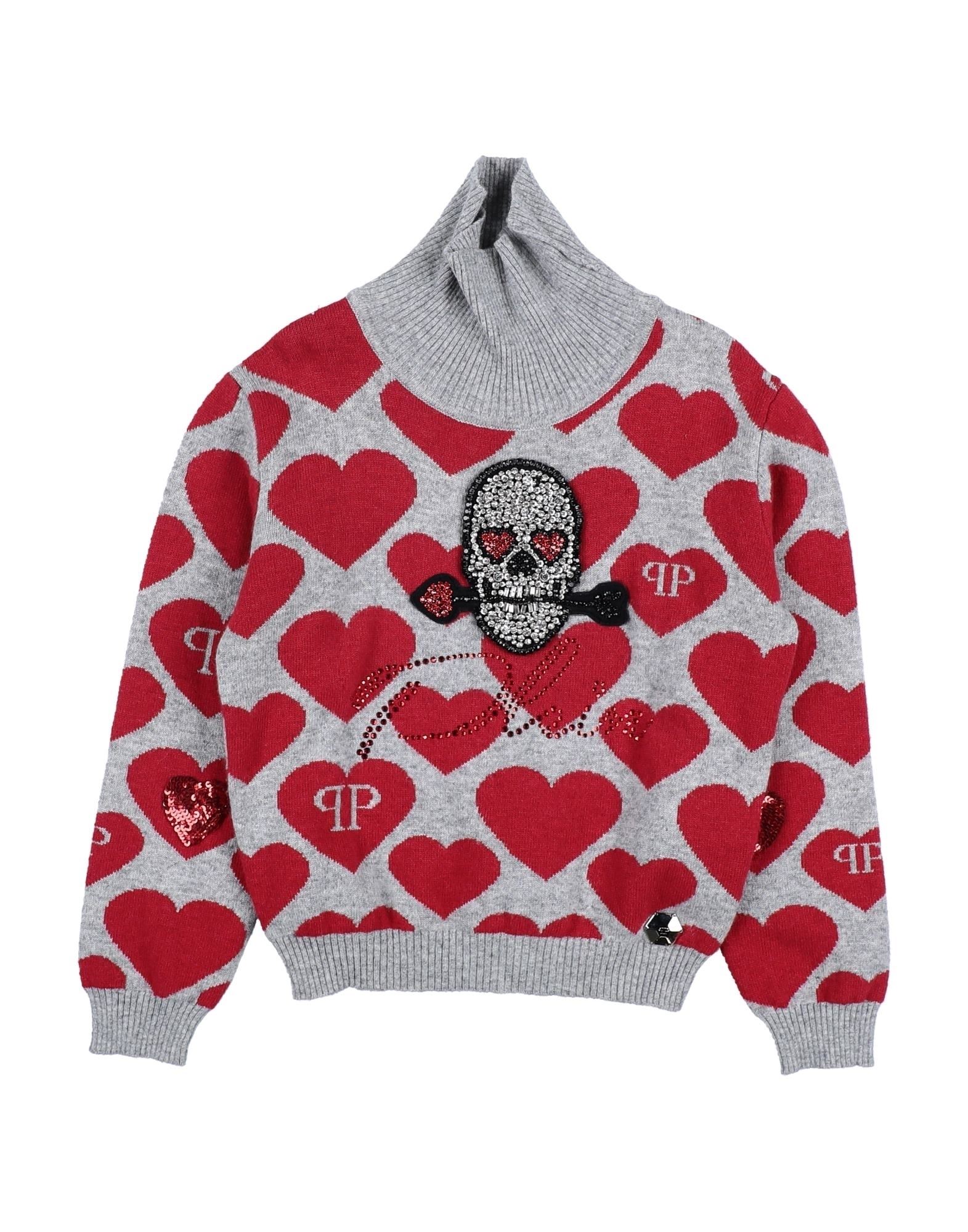 PHILIPP PLEIN Rollkragenpullover Kinder Grau von PHILIPP PLEIN