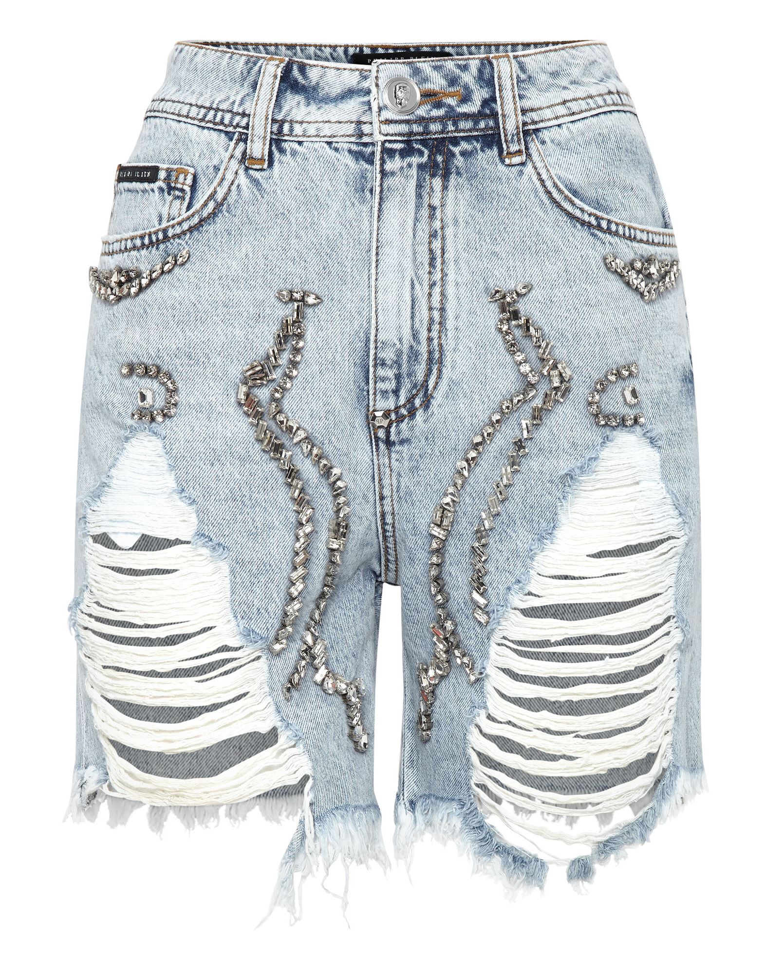 PHILIPP PLEIN Shorts & Bermudashorts Damen Blau von PHILIPP PLEIN