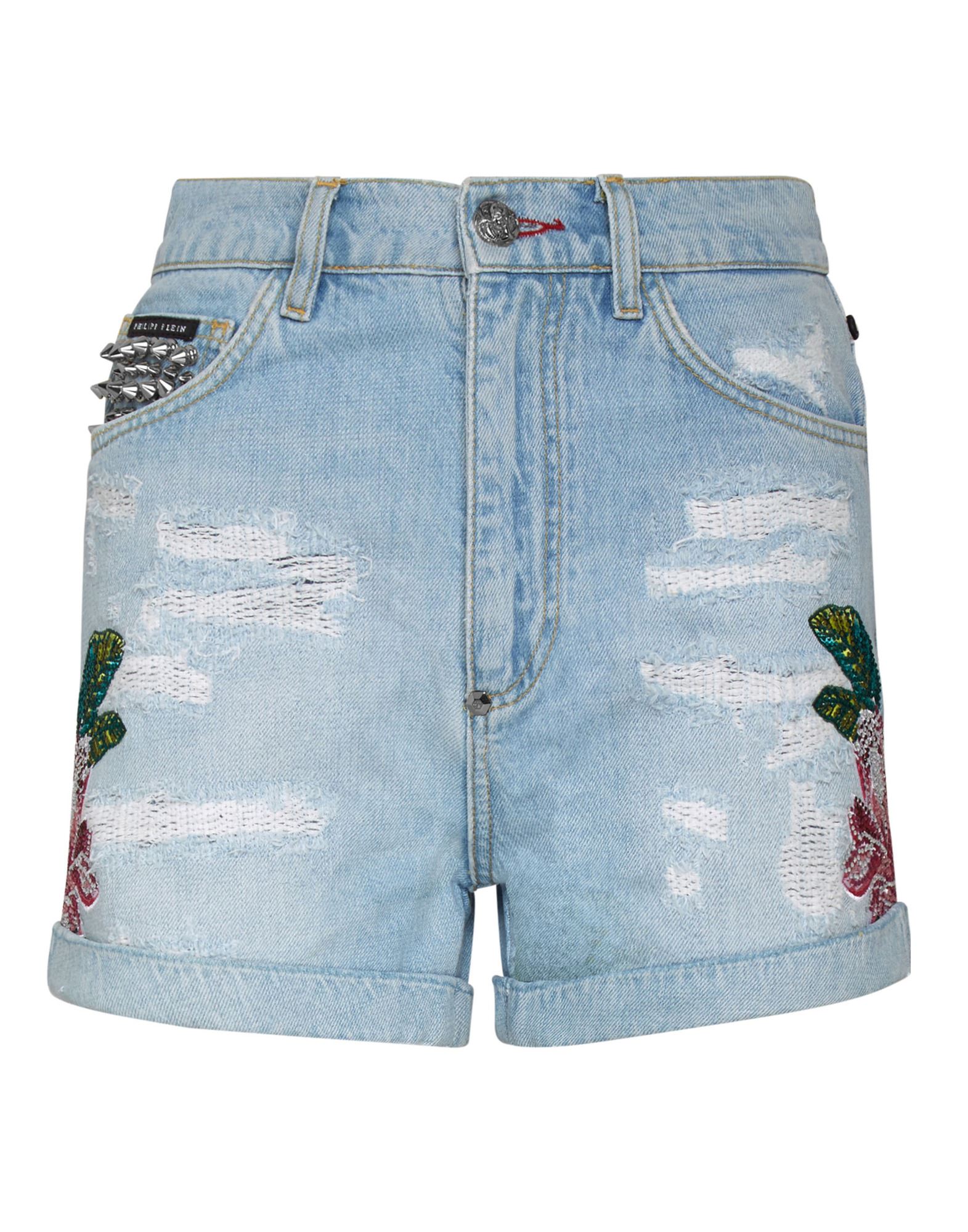 PHILIPP PLEIN Shorts & Bermudashorts Damen Hellblau von PHILIPP PLEIN