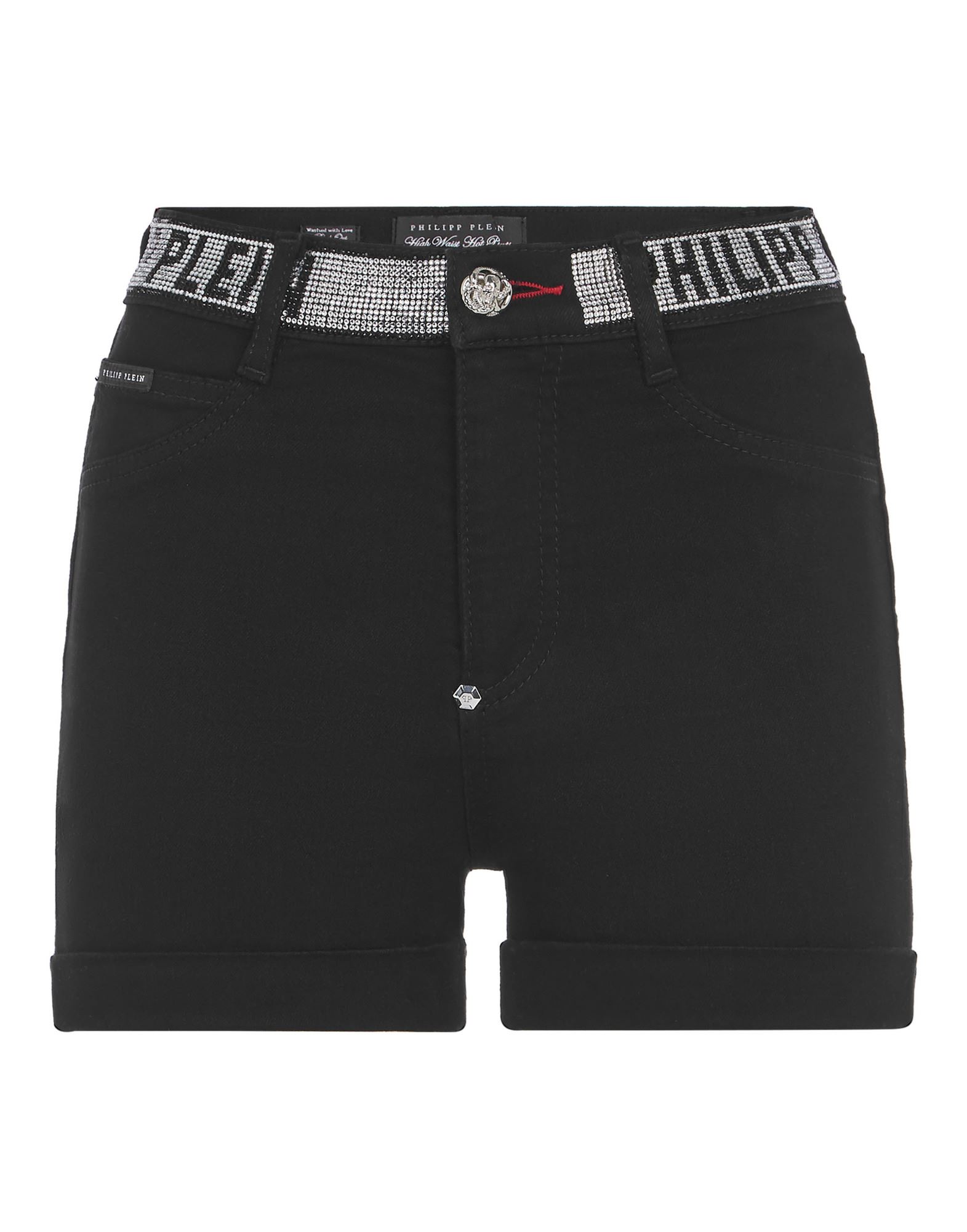 PHILIPP PLEIN Shorts & Bermudashorts Damen Schwarz von PHILIPP PLEIN