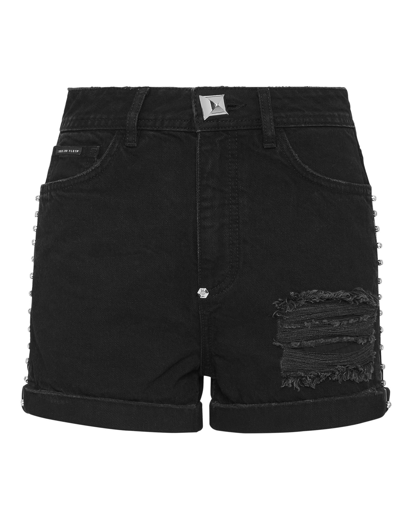 PHILIPP PLEIN Shorts & Bermudashorts Damen Schwarz von PHILIPP PLEIN