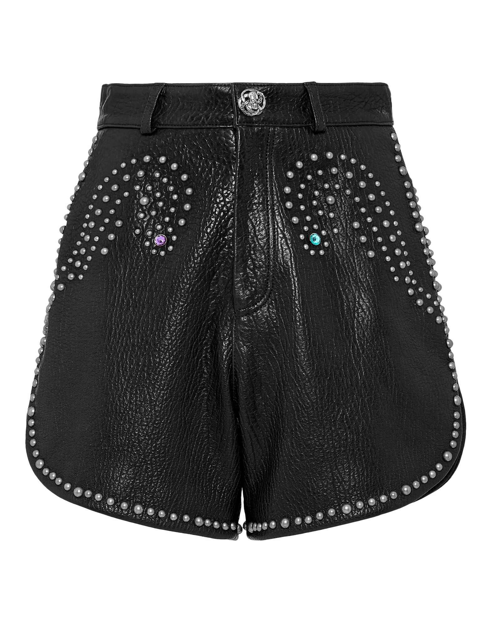 PHILIPP PLEIN Shorts & Bermudashorts Damen Schwarz von PHILIPP PLEIN