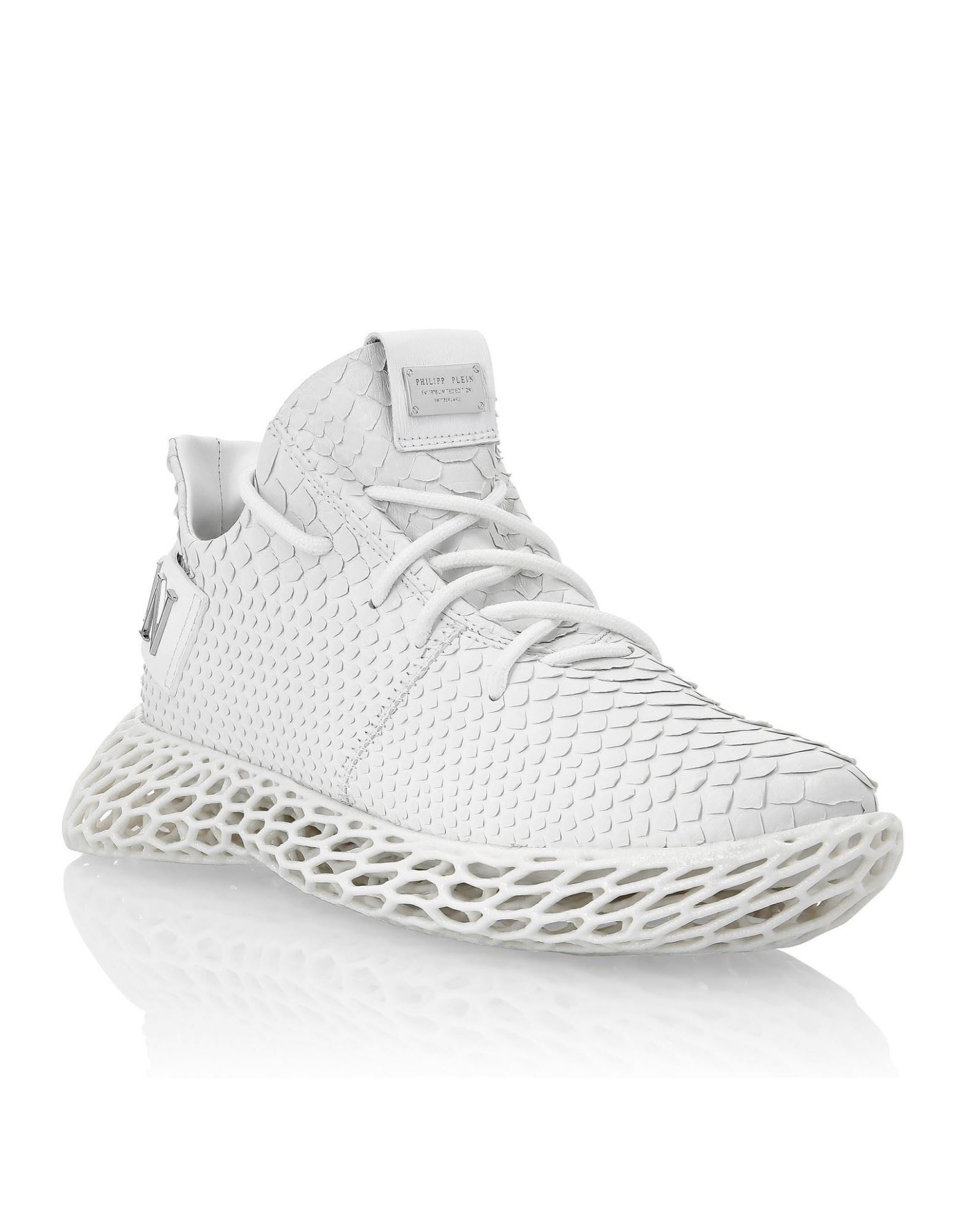 PHILIPP PLEIN Sneakers Herren Weiß von PHILIPP PLEIN