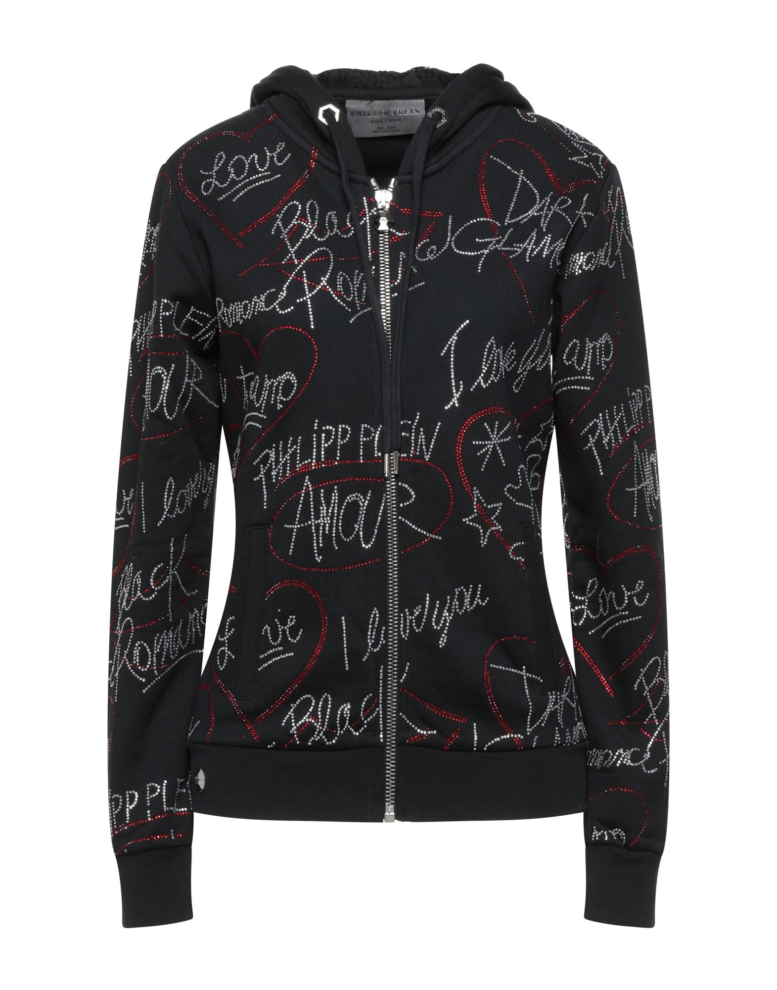 PHILIPP PLEIN Sweatshirt Damen Schwarz PHILIPP PLEIN Sweatshirt Damen Schwarz von PHILIPP PLEIN
