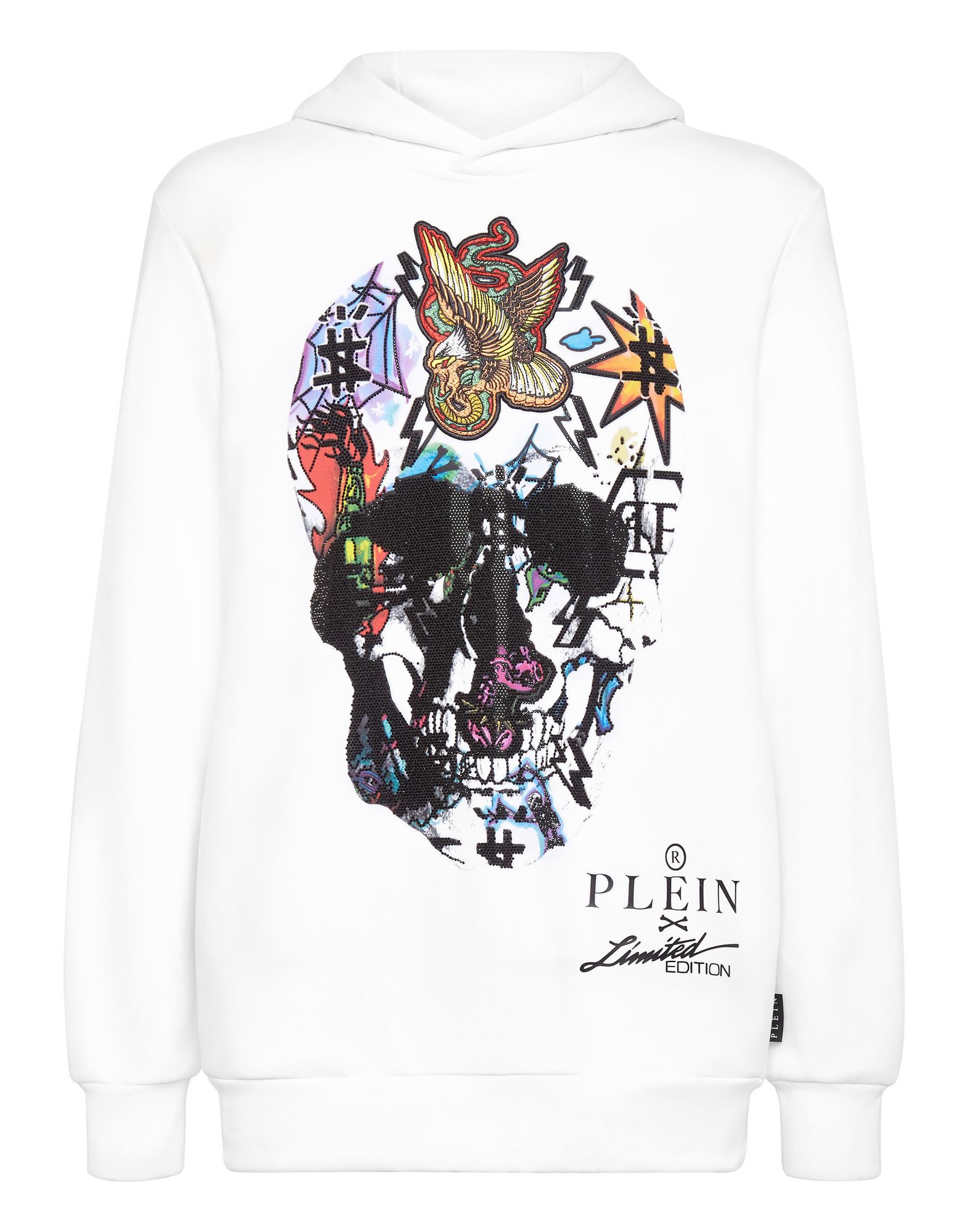 PHILIPP PLEIN Sweatshirt Damen Weiß von PHILIPP PLEIN