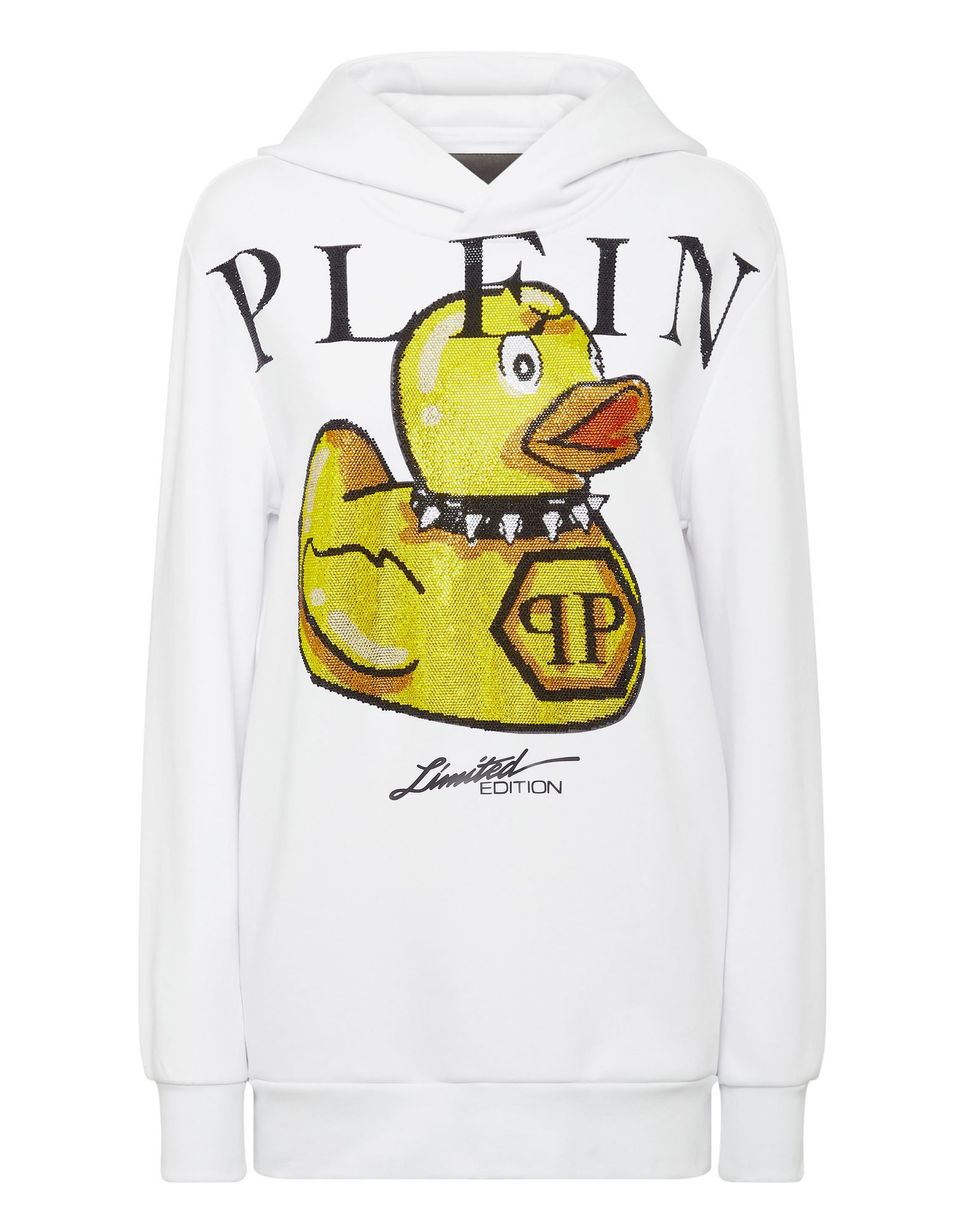 PHILIPP PLEIN Sweatshirt Damen Weiß von PHILIPP PLEIN