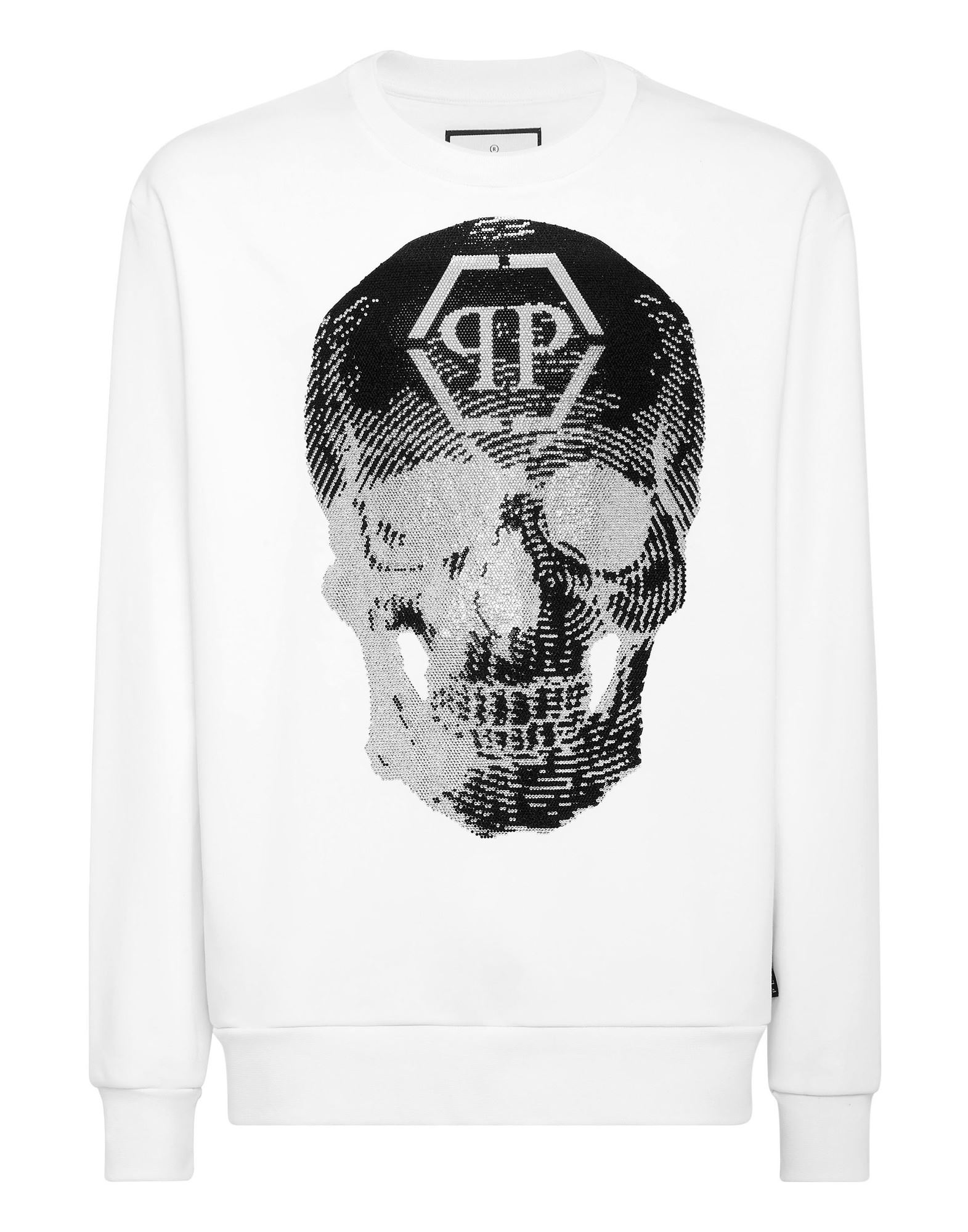 PHILIPP PLEIN Sweatshirt Herren Weiß von PHILIPP PLEIN