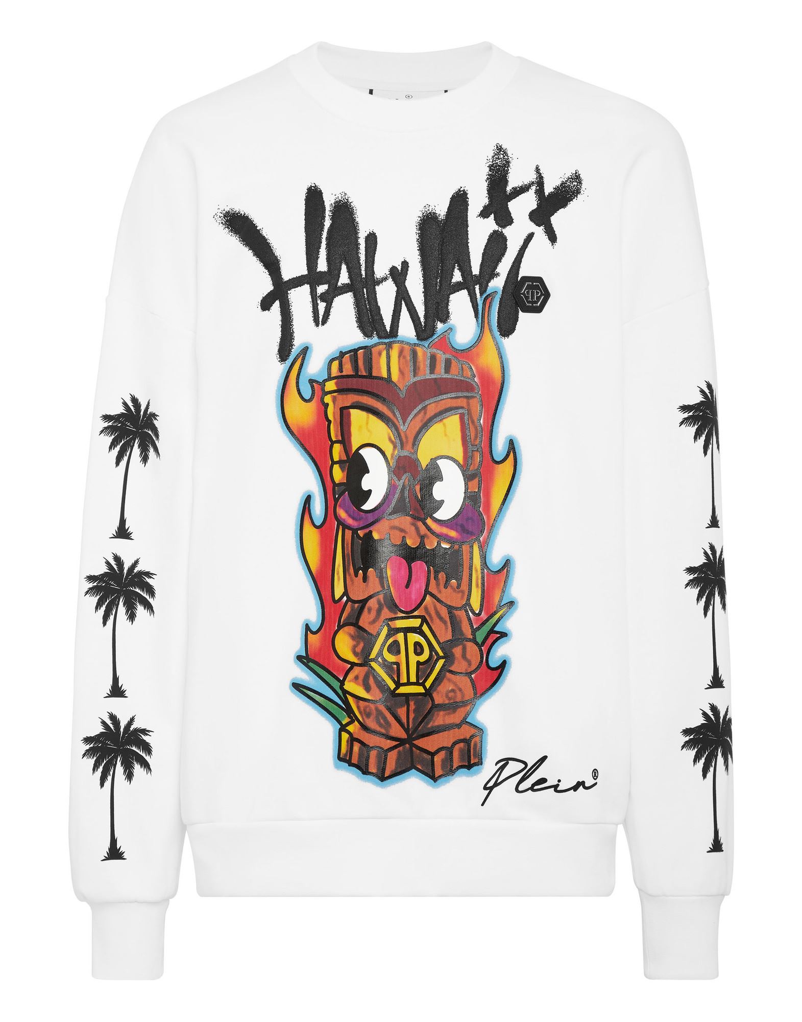 PHILIPP PLEIN Sweatshirt Herren Weiß von PHILIPP PLEIN