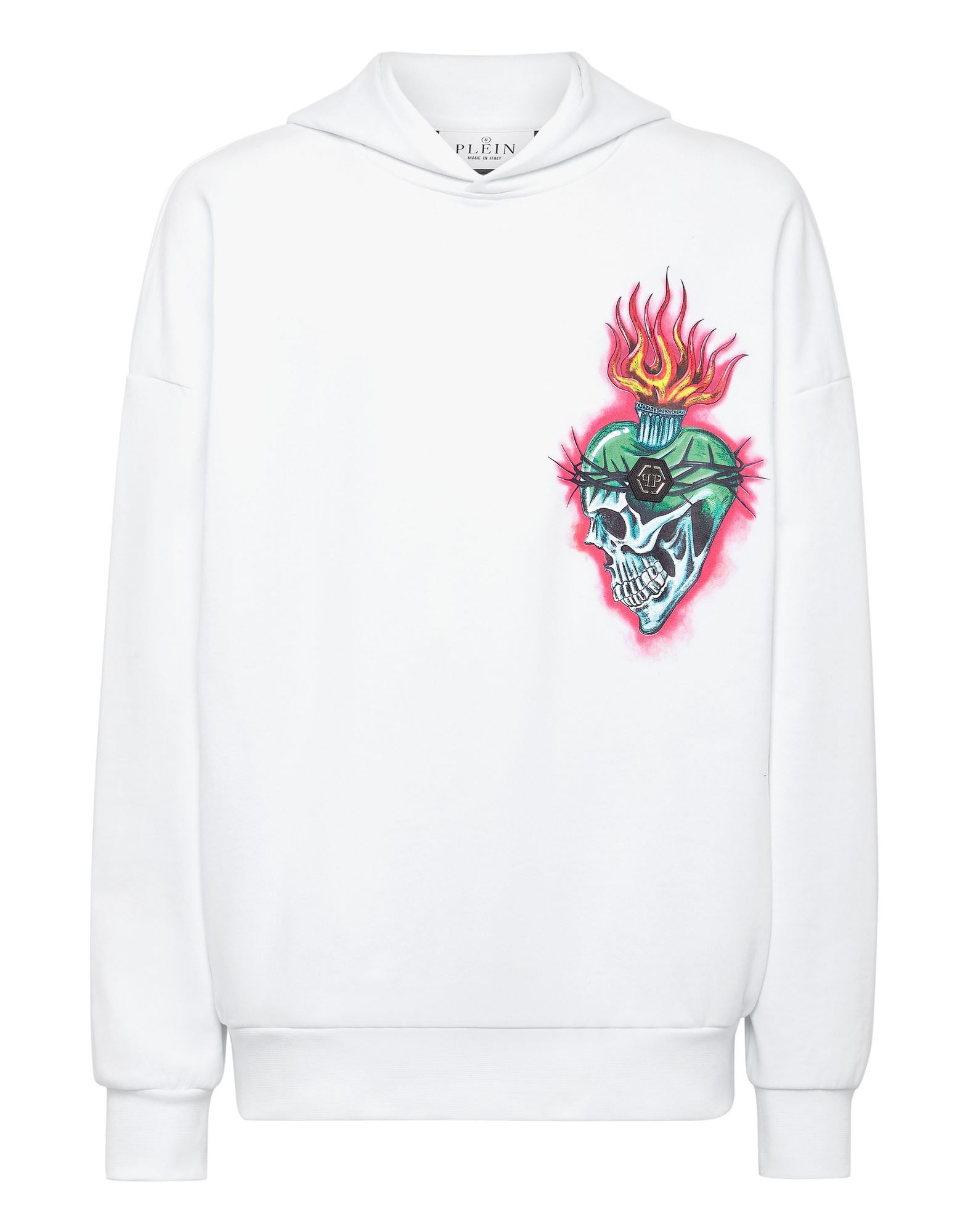 PHILIPP PLEIN Sweatshirt Herren Weiß von PHILIPP PLEIN