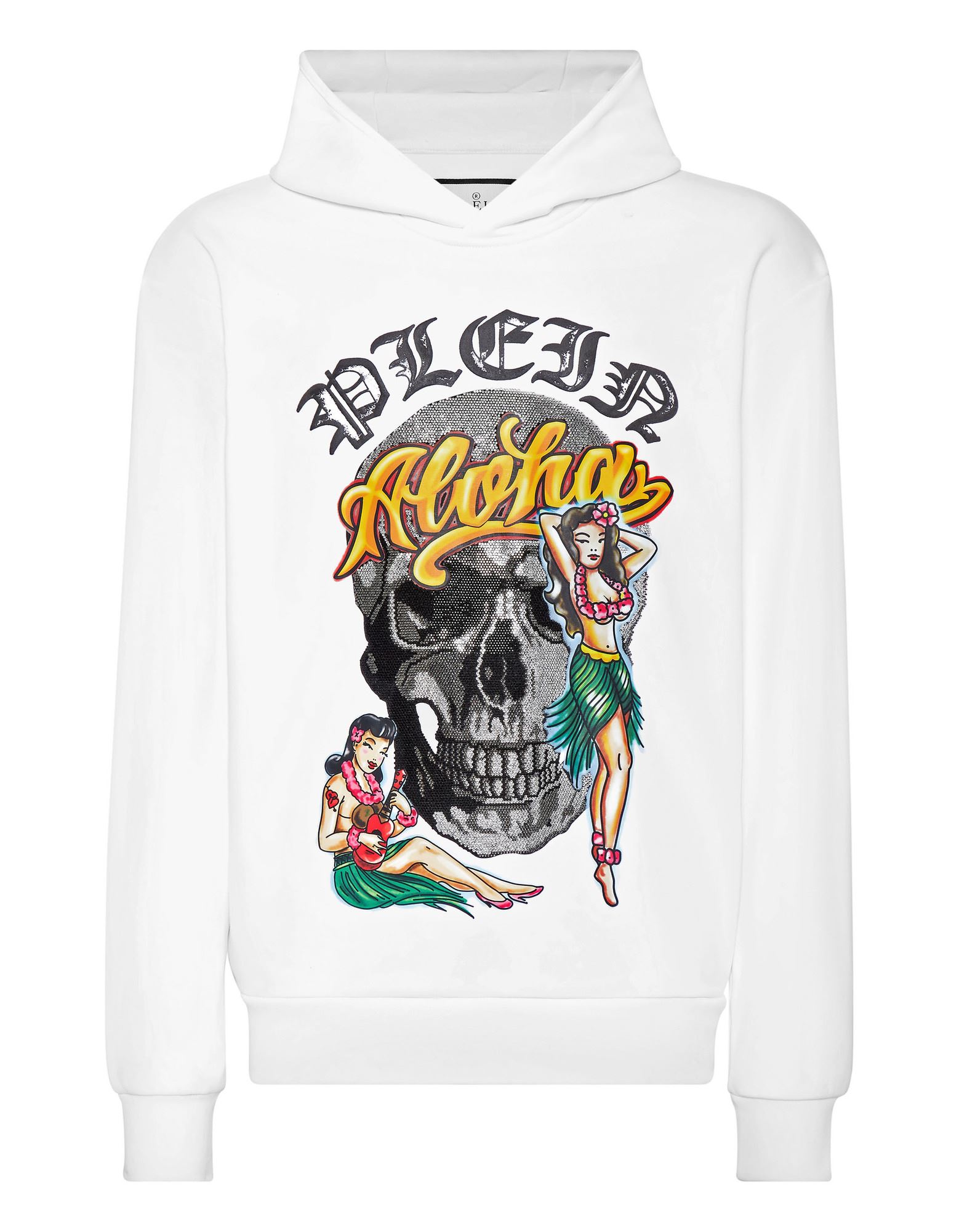 PHILIPP PLEIN Sweatshirt Herren Weiß von PHILIPP PLEIN