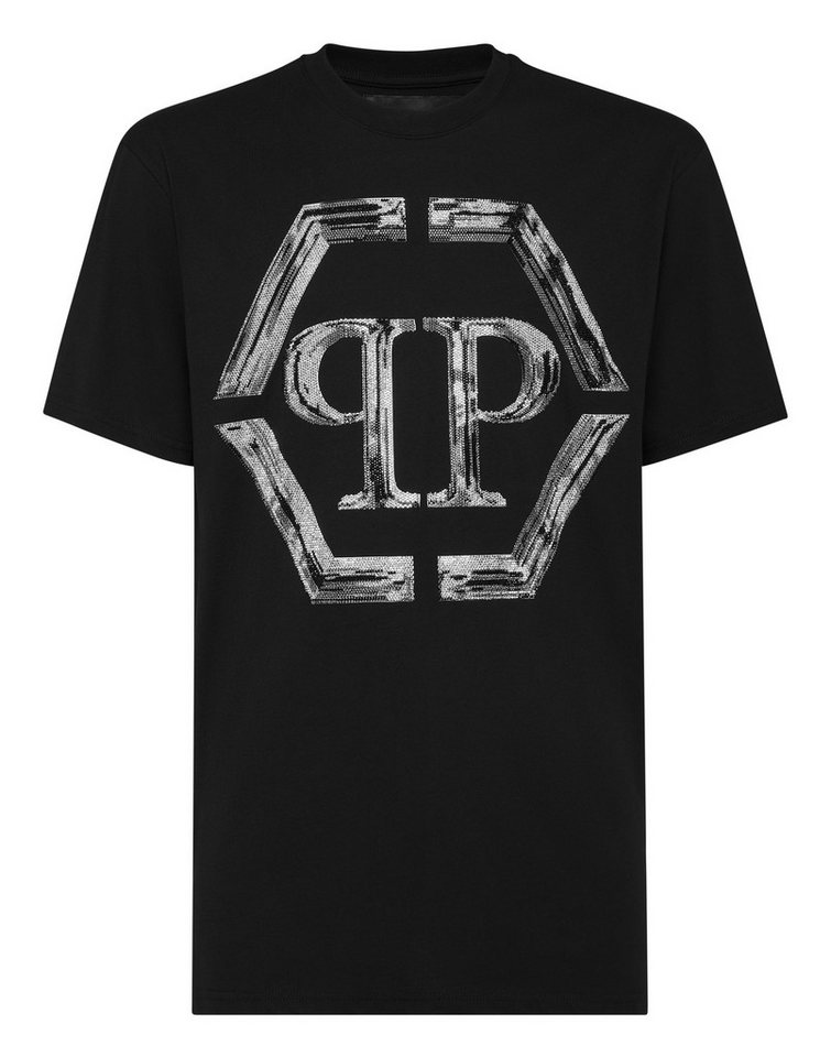 PHILIPP PLEIN T-Shirt Hexagon Mit Schmucksteinen von PHILIPP PLEIN