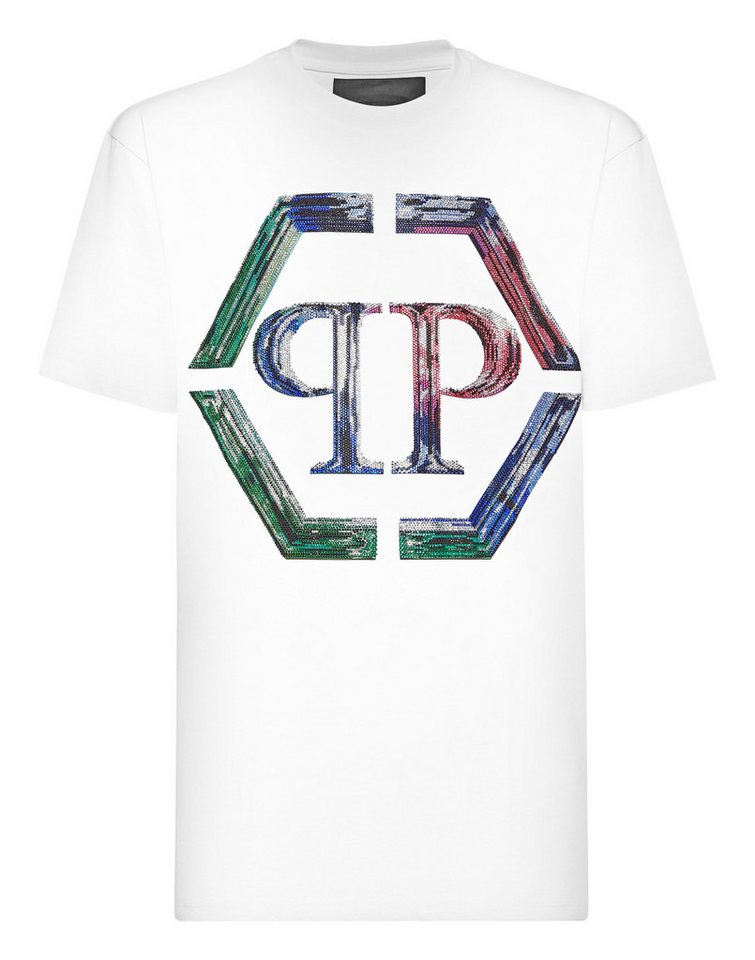 PHILIPP PLEIN T-Shirt Hexagon Mit Schmucksteinen von PHILIPP PLEIN