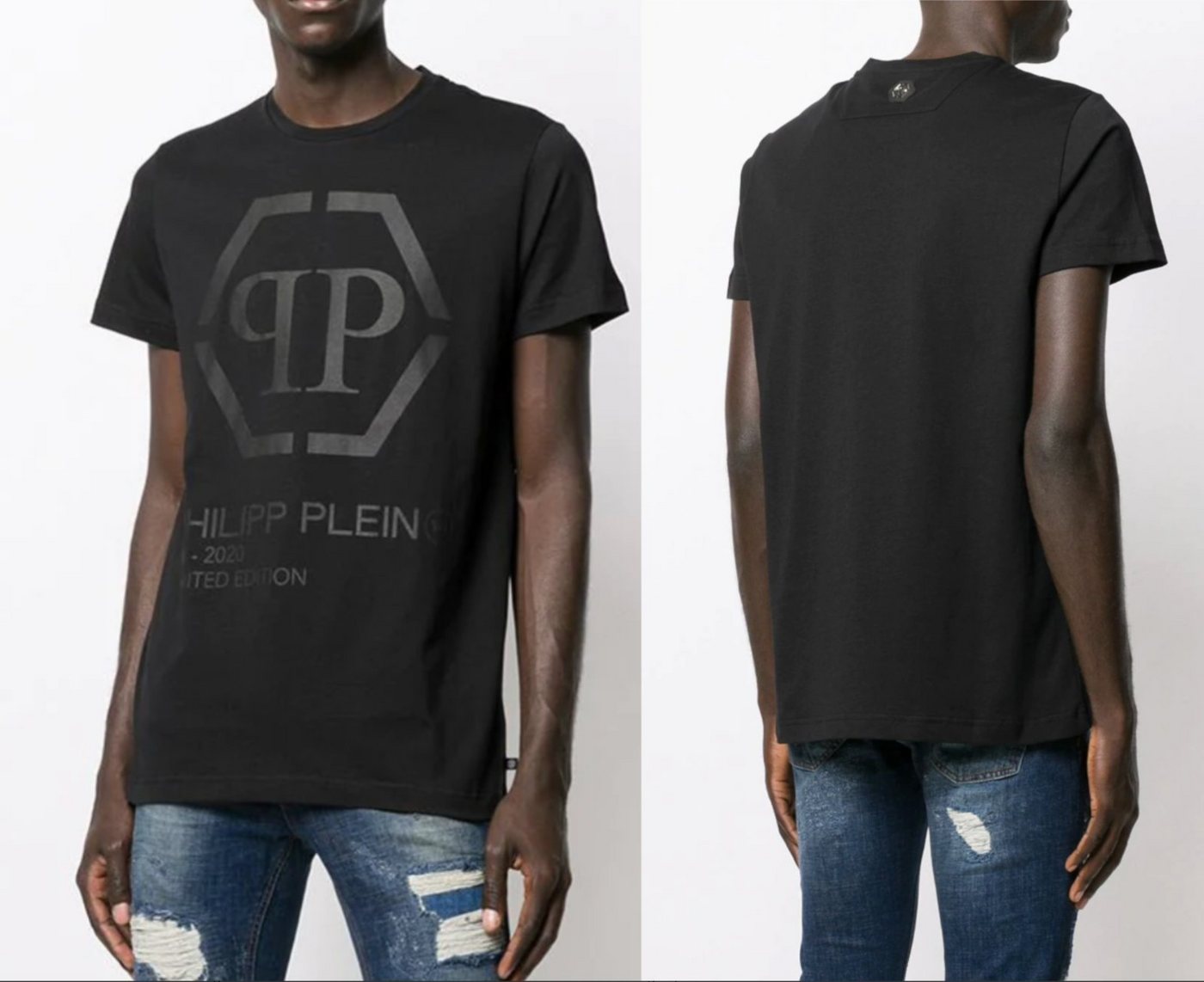 PHILIPP PLEIN T-Shirt Philipp Plein Gold Cut Limited Edition Logo Shirt Round Neck T-Shirt T von PHILIPP PLEIN