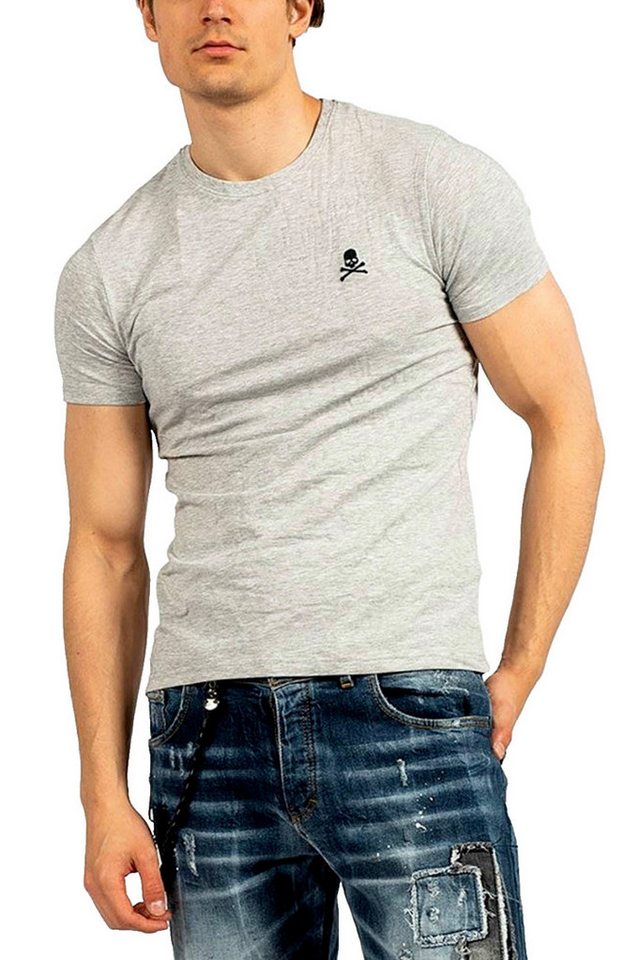 PHILIPP PLEIN T-Shirt Slim FIt Totenkopf-Logo Shirt verpackt in einer box mit Python-Optik-Druck PHILIPP PLEIN T-Shirt Slim FIt Totenkopf-Logo Shirt verpackt in einer box mit Python-Optik-Druck von PHILIPP PLEIN