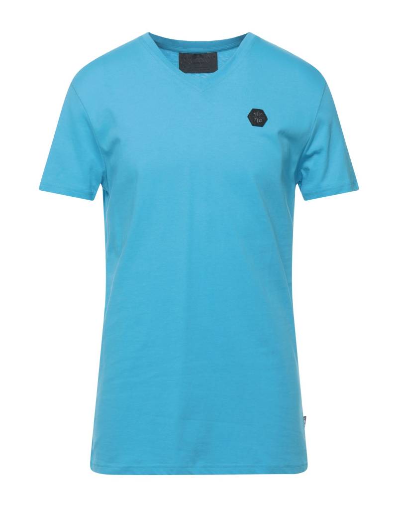 PHILIPP PLEIN T-shirts Herren Azurblau von PHILIPP PLEIN