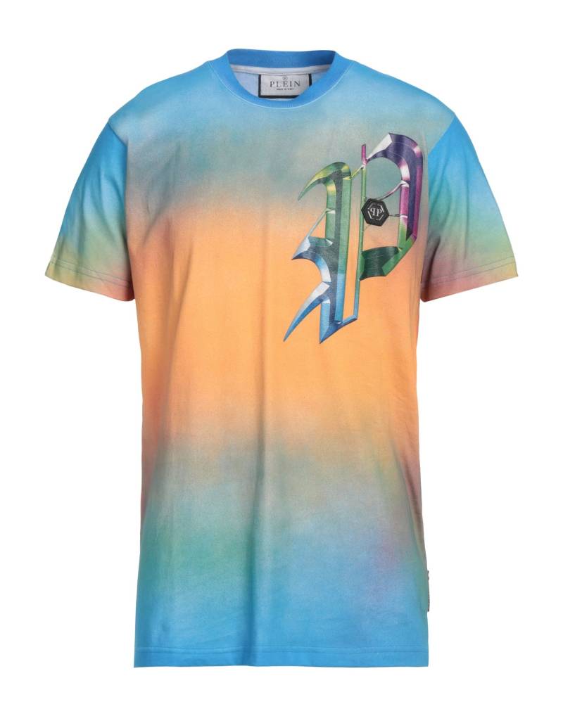 PHILIPP PLEIN T-shirts Herren Azurblau von PHILIPP PLEIN