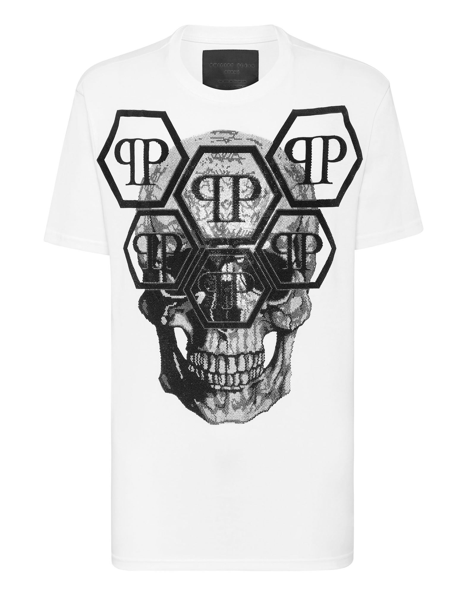 PHILIPP PLEIN T-shirts Herren Weiß von PHILIPP PLEIN