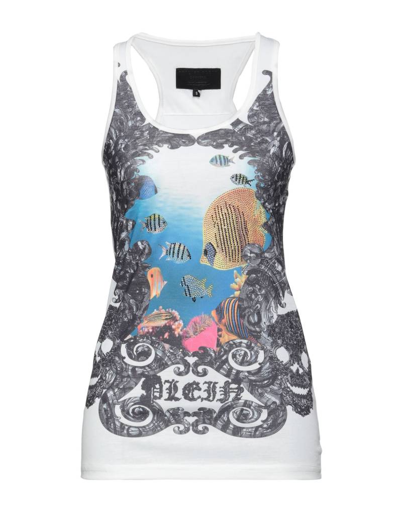 PHILIPP PLEIN Tank Top Damen Weiß PHILIPP PLEIN Tank Top Damen Weiß von PHILIPP PLEIN