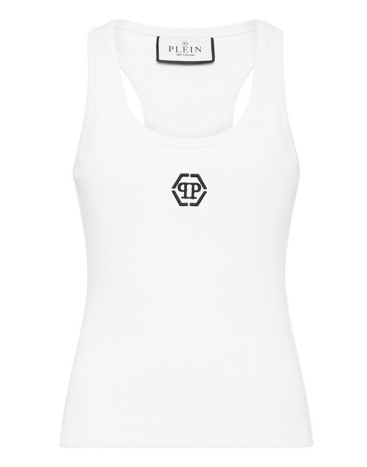 PHILIPP PLEIN Tanktop Ribbed Tank Top Hexagon von PHILIPP PLEIN