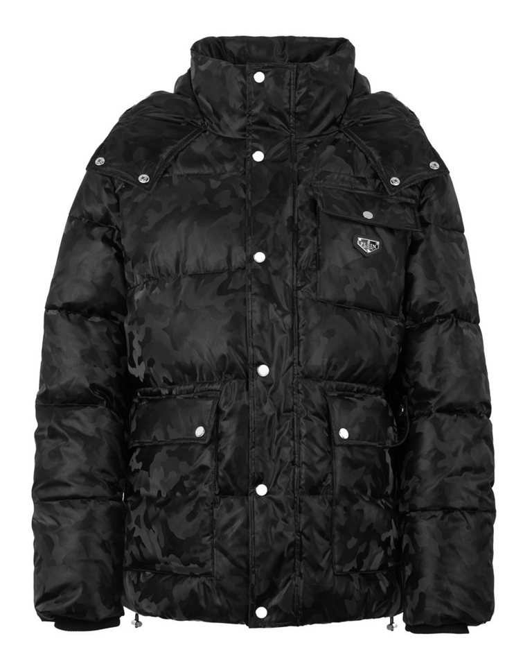 PHILIPP PLEIN Winterjacke Shiny Nylon Puffer Jacket Camouflage von PHILIPP PLEIN