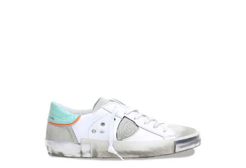PHILIPPE MODEL Sneaker PRSX LOW Veau Croco Pop Blanc Eau VCP3 Sneaker von PHILIPPE MODEL
