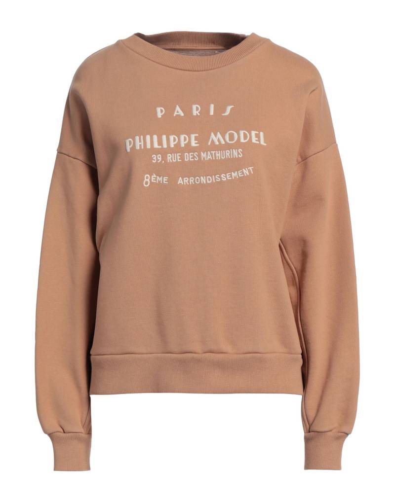 PHILIPPE MODEL Sweatshirt Damen Kamel von PHILIPPE MODEL