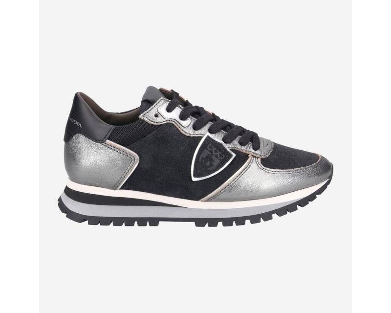 PHILIPPE MODEL Philippe Model TRPX LOW, Sneaker in Grau, metallik für Damen Sneaker von PHILIPPE MODEL