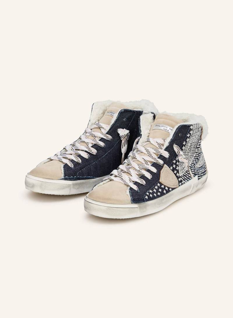 Philippe Model Hightop-Sneaker blau von PHILIPPE MODEL