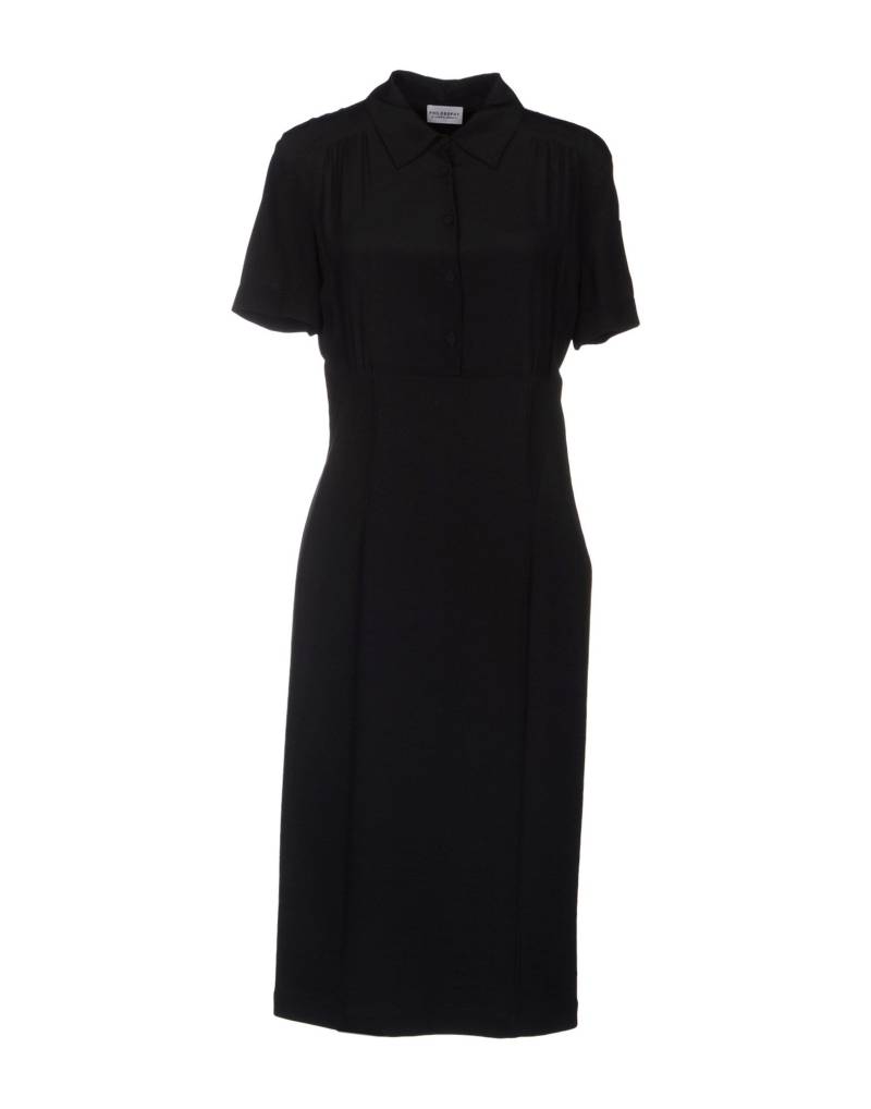 PHILOSOPHY di ALBERTA FERRETTI Midi-kleid Damen Schwarz von PHILOSOPHY di ALBERTA FERRETTI
