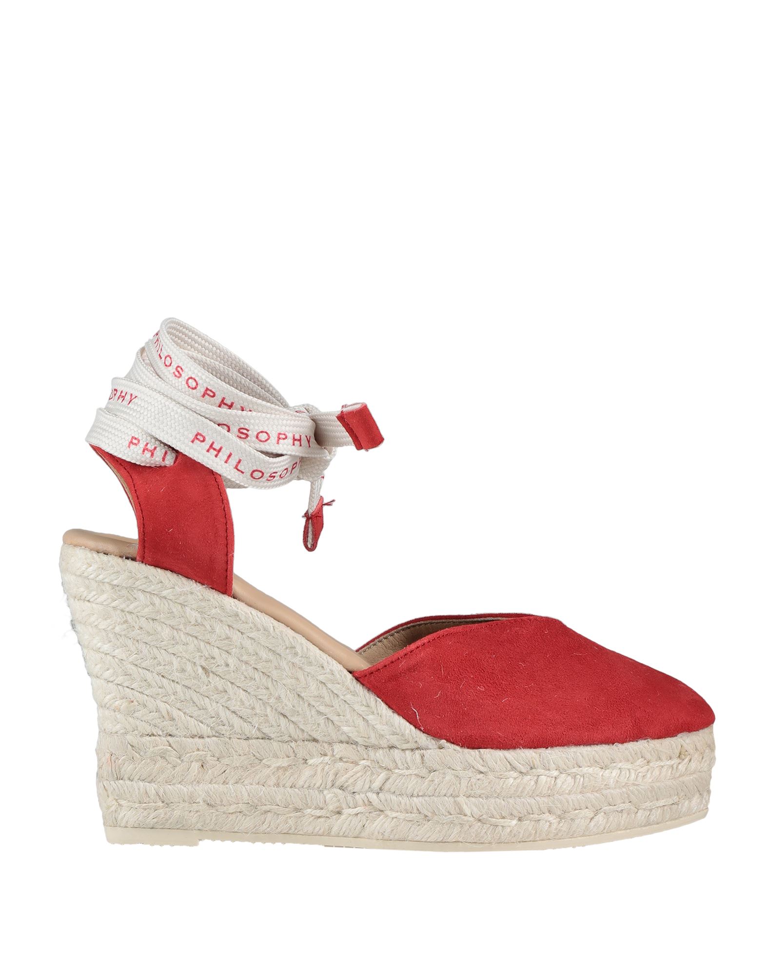 PHILOSOPHY di LORENZO SERAFINI per MANEBÍ Espadrilles Damen Rot PHILOSOPHY di LORENZO SERAFINI per MANEBÍ Espadrilles Damen Rot von PHILOSOPHY di LORENZO SERAFINI per MANEBÍ