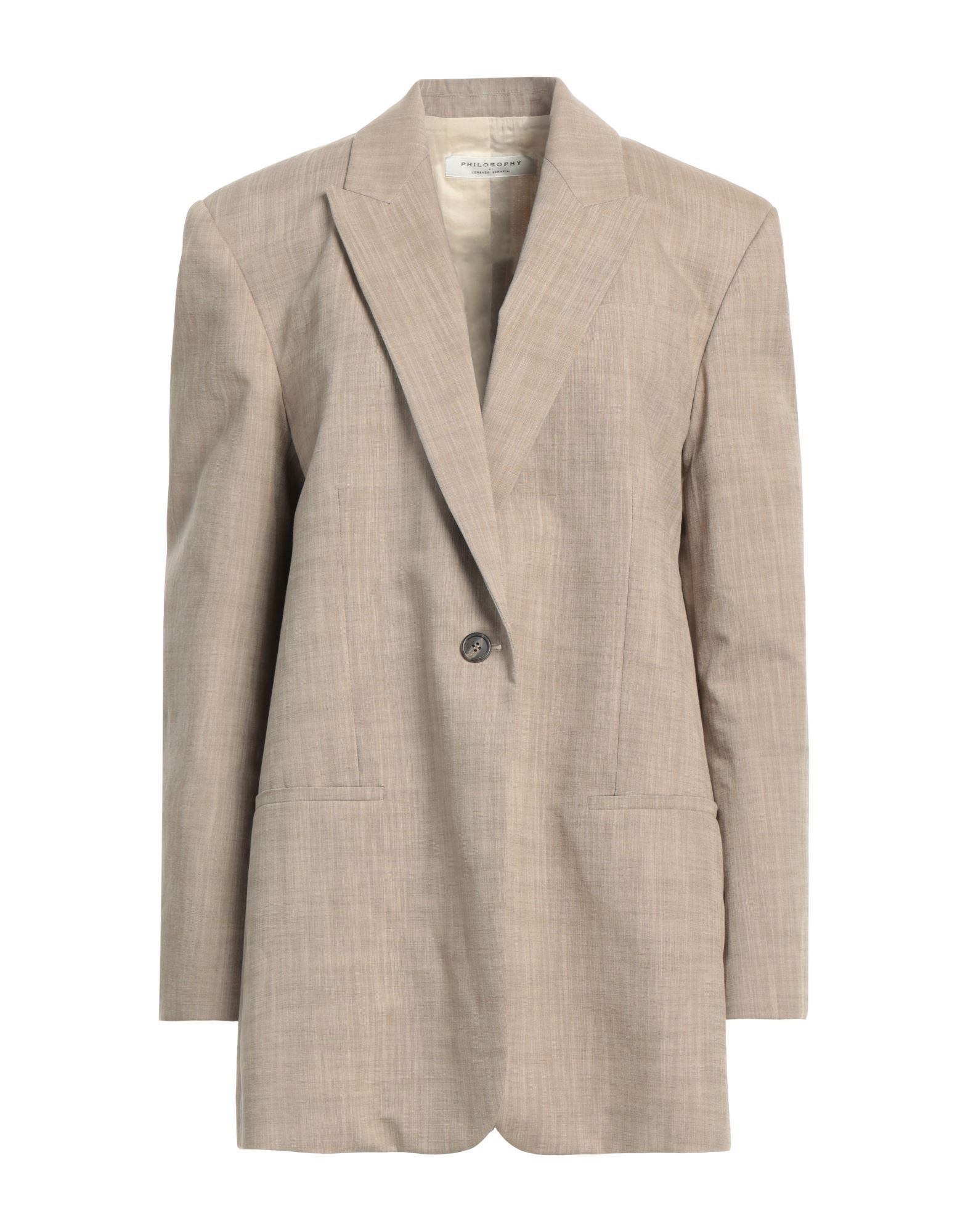 PHILOSOPHY di LORENZO SERAFINI Blazer Damen Beige von PHILOSOPHY di LORENZO SERAFINI