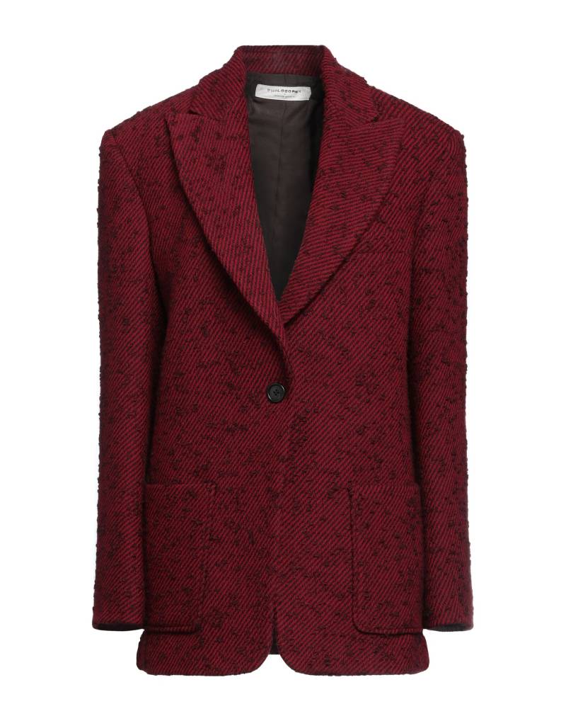 PHILOSOPHY di LORENZO SERAFINI Blazer Damen Bordeaux von PHILOSOPHY di LORENZO SERAFINI