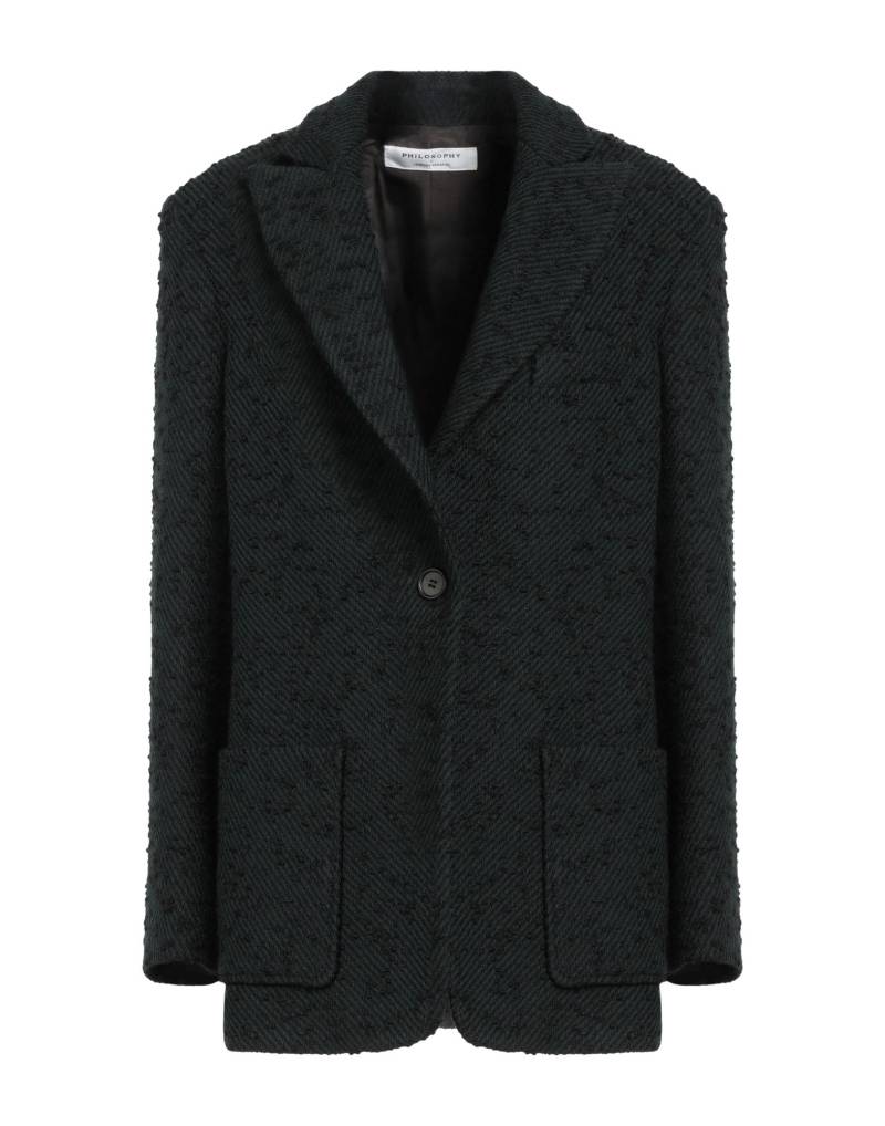 PHILOSOPHY di LORENZO SERAFINI Blazer Damen Dunkelgrün von PHILOSOPHY di LORENZO SERAFINI