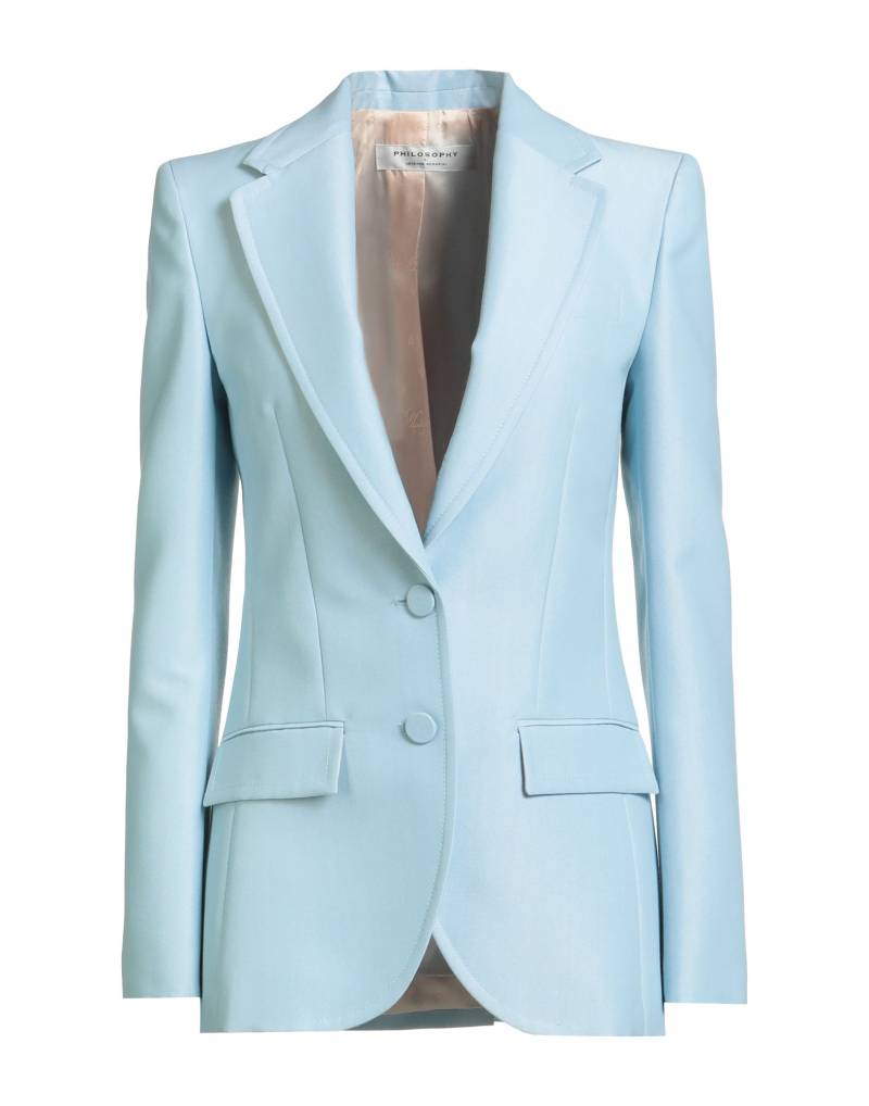 PHILOSOPHY di LORENZO SERAFINI Blazer Damen Hellblau von PHILOSOPHY di LORENZO SERAFINI