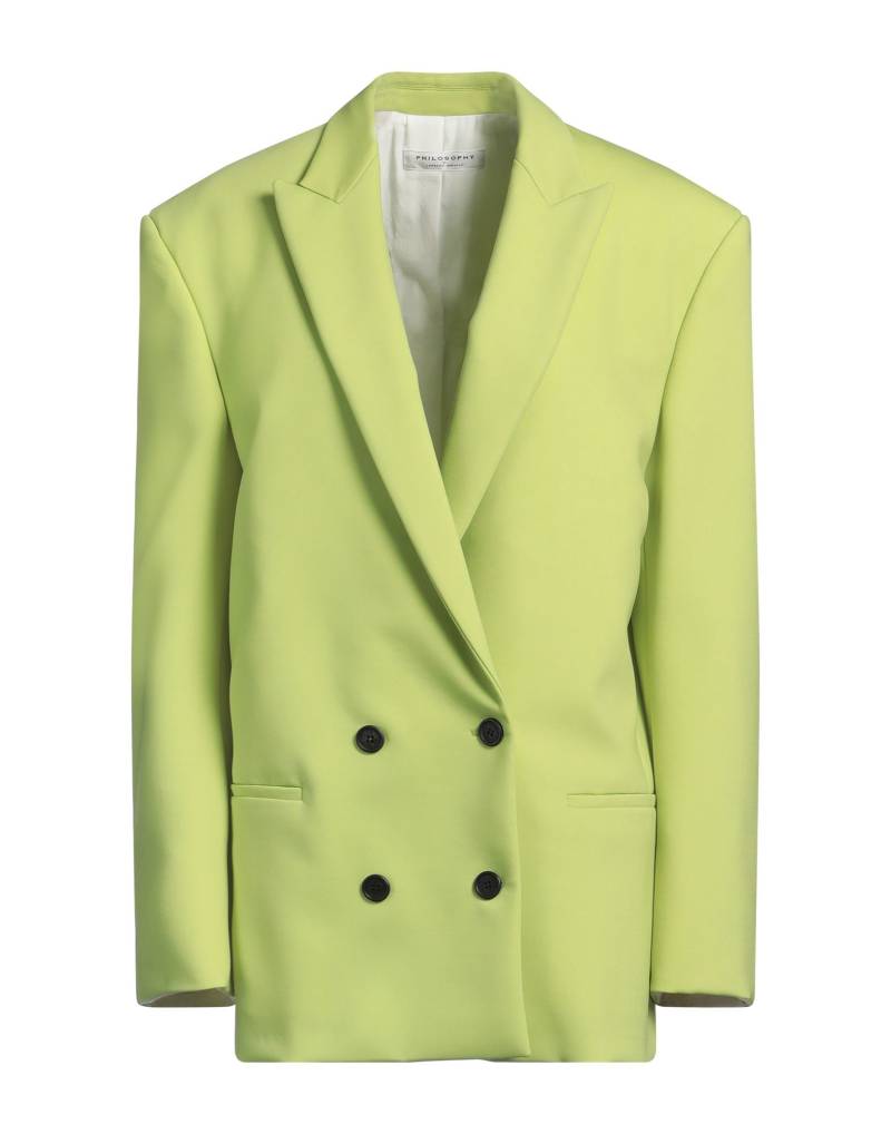 PHILOSOPHY di LORENZO SERAFINI Blazer Damen Limettengrün von PHILOSOPHY di LORENZO SERAFINI