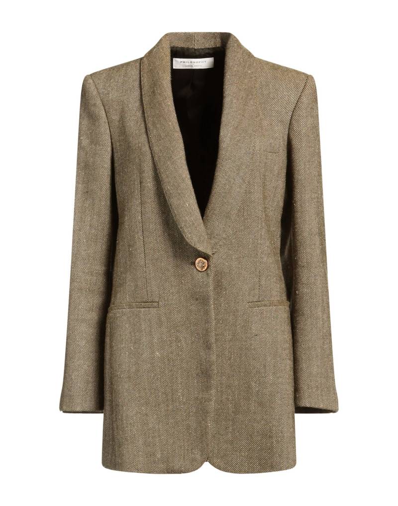 PHILOSOPHY di LORENZO SERAFINI Blazer Damen Militärgrün von PHILOSOPHY di LORENZO SERAFINI