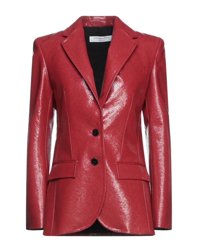 PHILOSOPHY di LORENZO SERAFINI Blazer Damen Rot von PHILOSOPHY di LORENZO SERAFINI