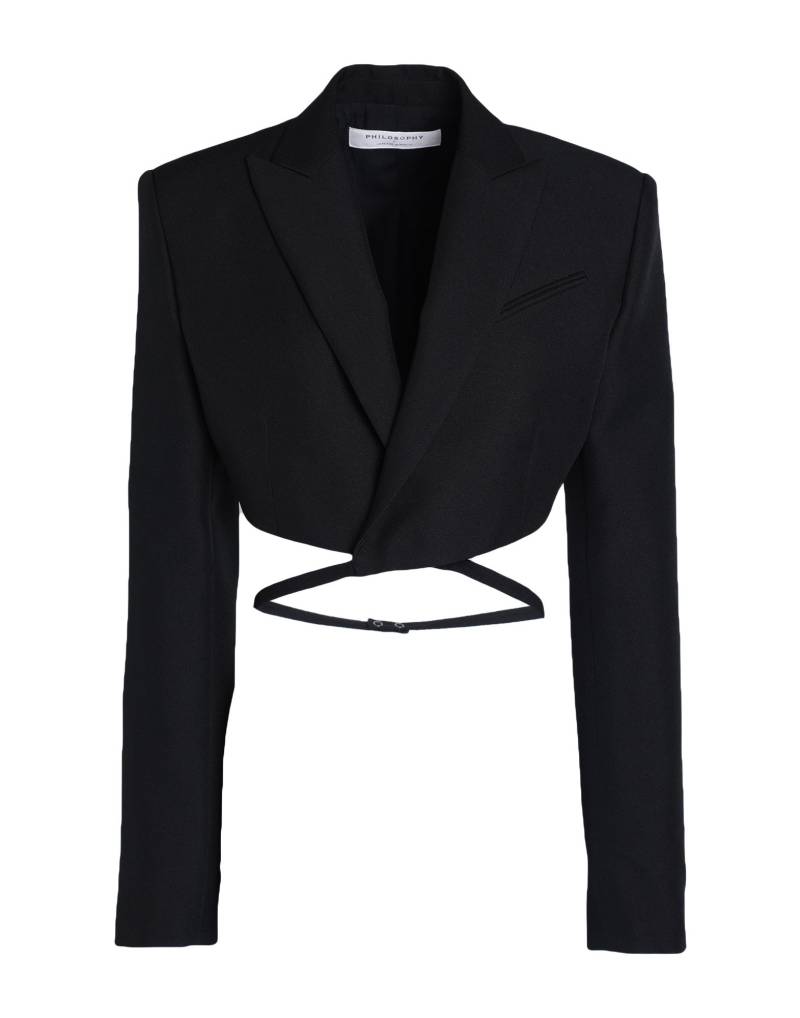 PHILOSOPHY di LORENZO SERAFINI Blazer Damen Schwarz von PHILOSOPHY di LORENZO SERAFINI