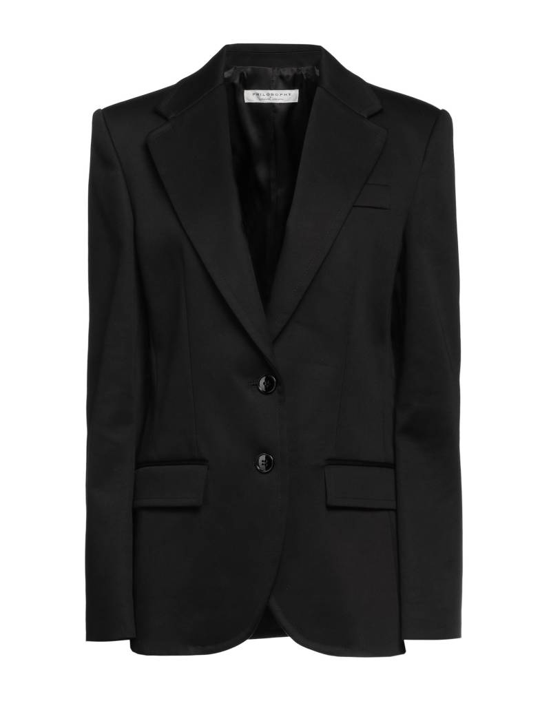 PHILOSOPHY di LORENZO SERAFINI Blazer Damen Schwarz von PHILOSOPHY di LORENZO SERAFINI