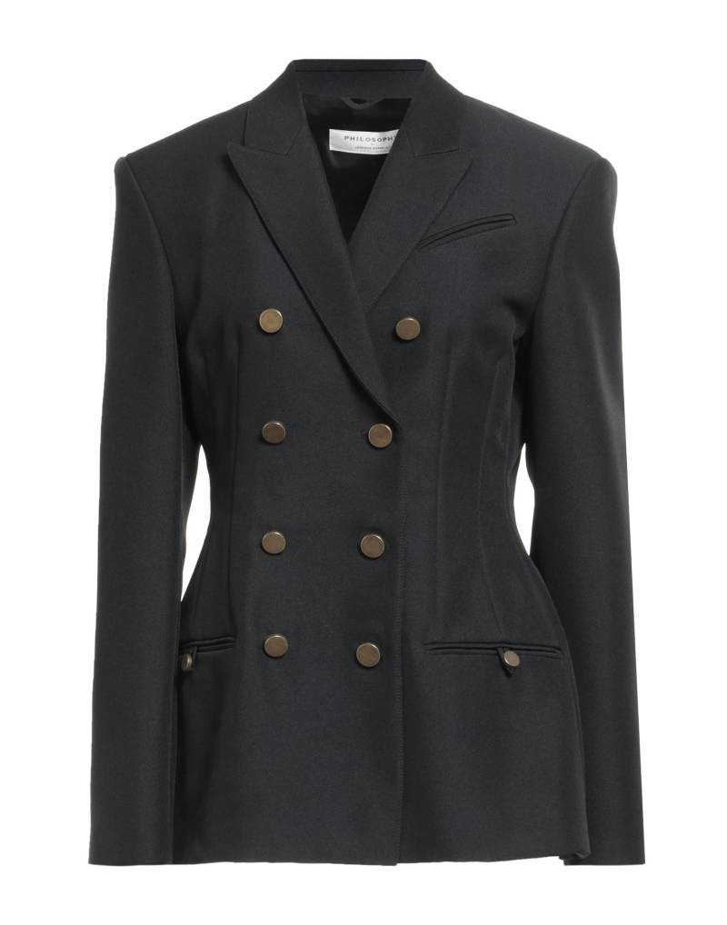 PHILOSOPHY di LORENZO SERAFINI Blazer Damen Schwarz von PHILOSOPHY di LORENZO SERAFINI